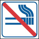 Piktogram Rökning förbjuden 5 st