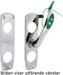 Nödutrymningsbeslag 179A 42-90 vänster krom