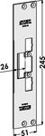 Monteringsstolpe ST4001-26 plan