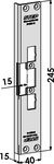 Monteringsstolpe ST4002-15 vinklad