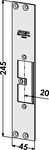 Monteringsstolpe ST9504V plan