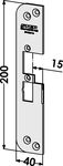 Monteringsstolpe ST4030V-15 plan vä