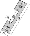 Monteringsstolpe ST9517 plan