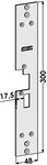Monteringsstolpe ST1802-B plan