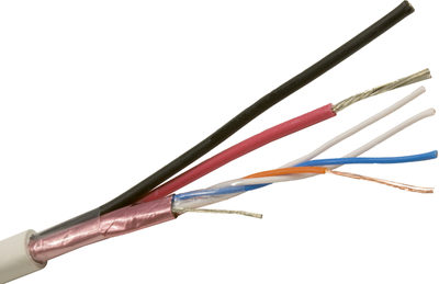 Kabel FLAQQBR 2x1,0+1x2x0,22 vit 100 m b