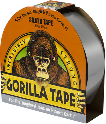 Vävtejp Silver Gorilla Tape 48mm x 32m