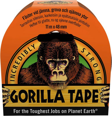 Vävtejp Svart Gorilla Tape 48mm x 11m