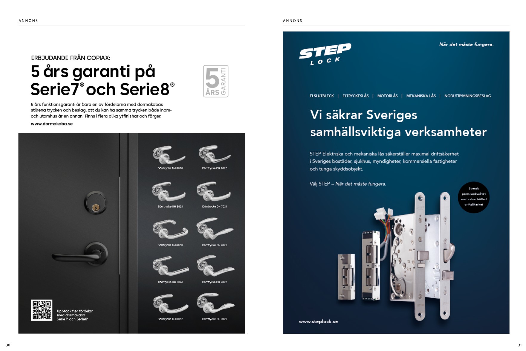 Annons Helsida Två.